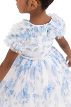 Load image into Gallery viewer, CLAIRE RUFFLED BLUE DRESS