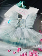 Load image into Gallery viewer, DAISY BABY BLUE TUTU DRESS