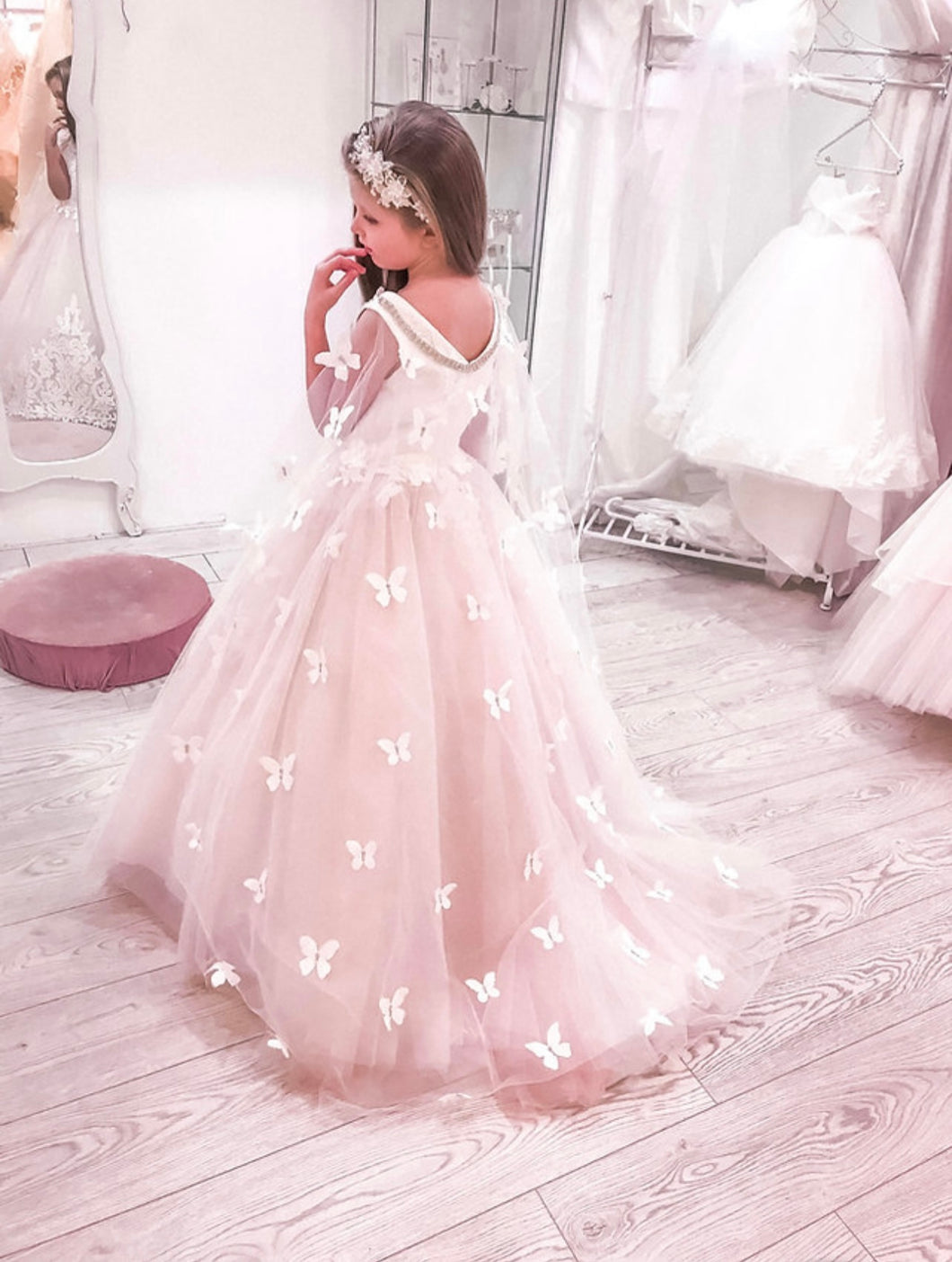 OLIVIA FLOWER GIRL DRESS