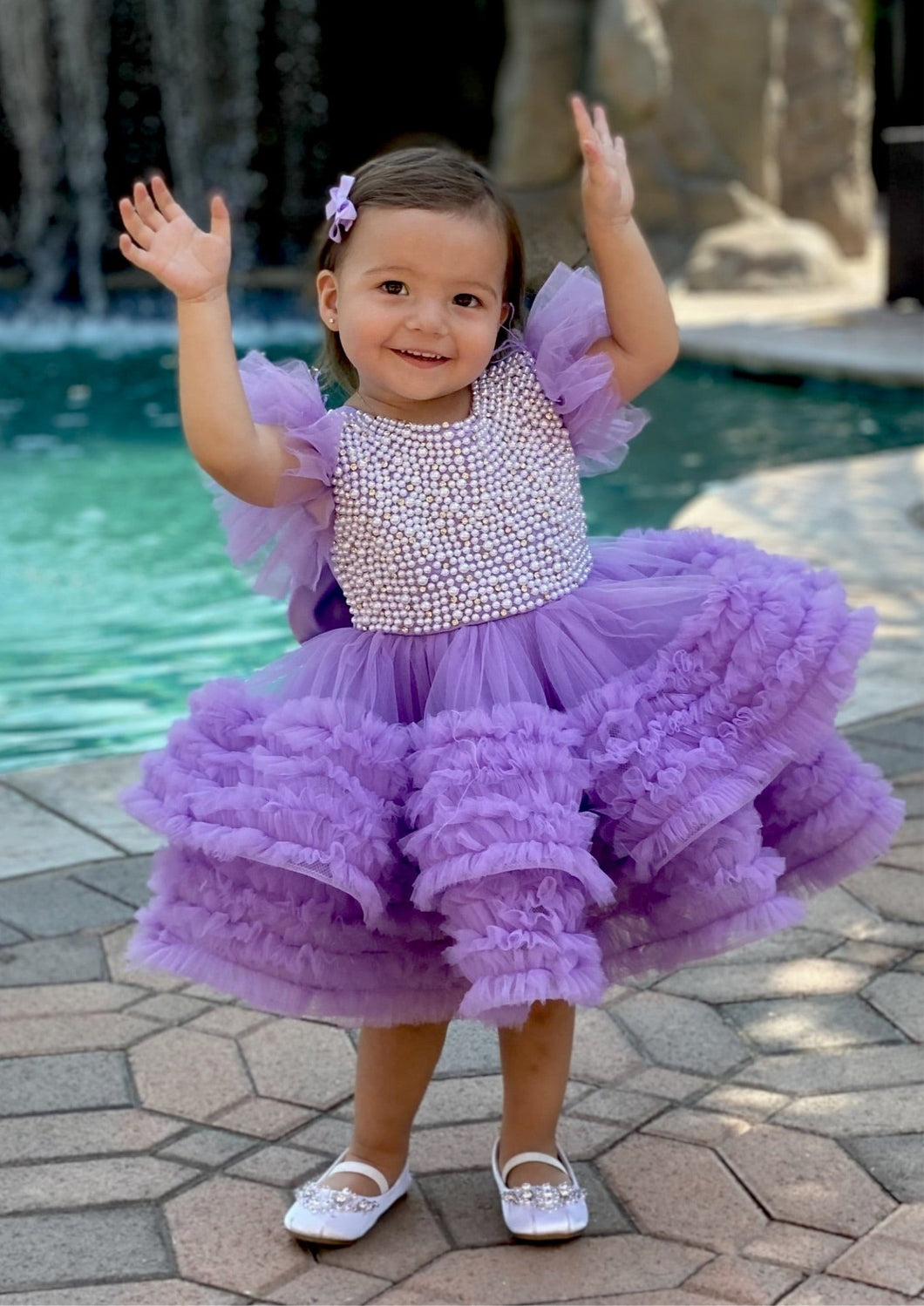 BELLA DRESS IN LILAC